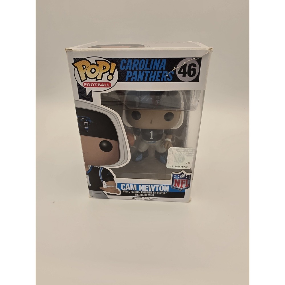 Funko Pop! Football Cam Newton Carolina Panthers #46 GameStop Exclusive
